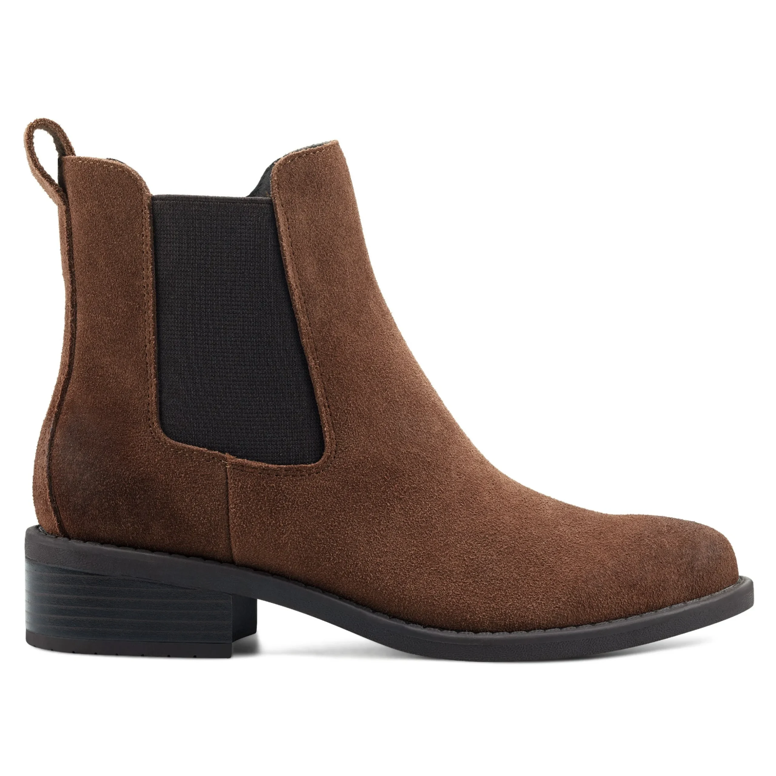 Best Easy Spirit Wanda Chelsea Ankle Booties MediumBrownSuede