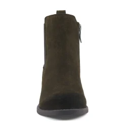Discount Easy Spirit Wanda Chelsea Ankle Booties OliveSuede