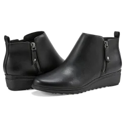 Best Easy Spirit Yena Casual Wedge Booties Black