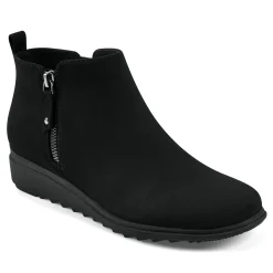 Discount Easy Spirit Yena Casual Wedge Booties BlackMulti