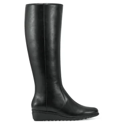 Easy Spirit Yumi Casual Tall Wedge Boots Black